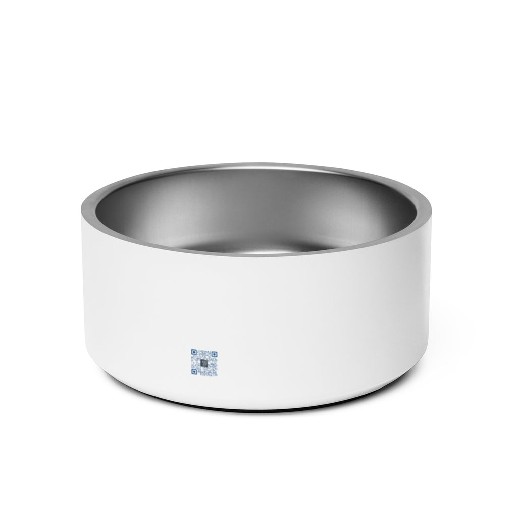 Fill Me Up BEE-tch pet bowl by Bee Original Designs, funny dog food and water bowl.