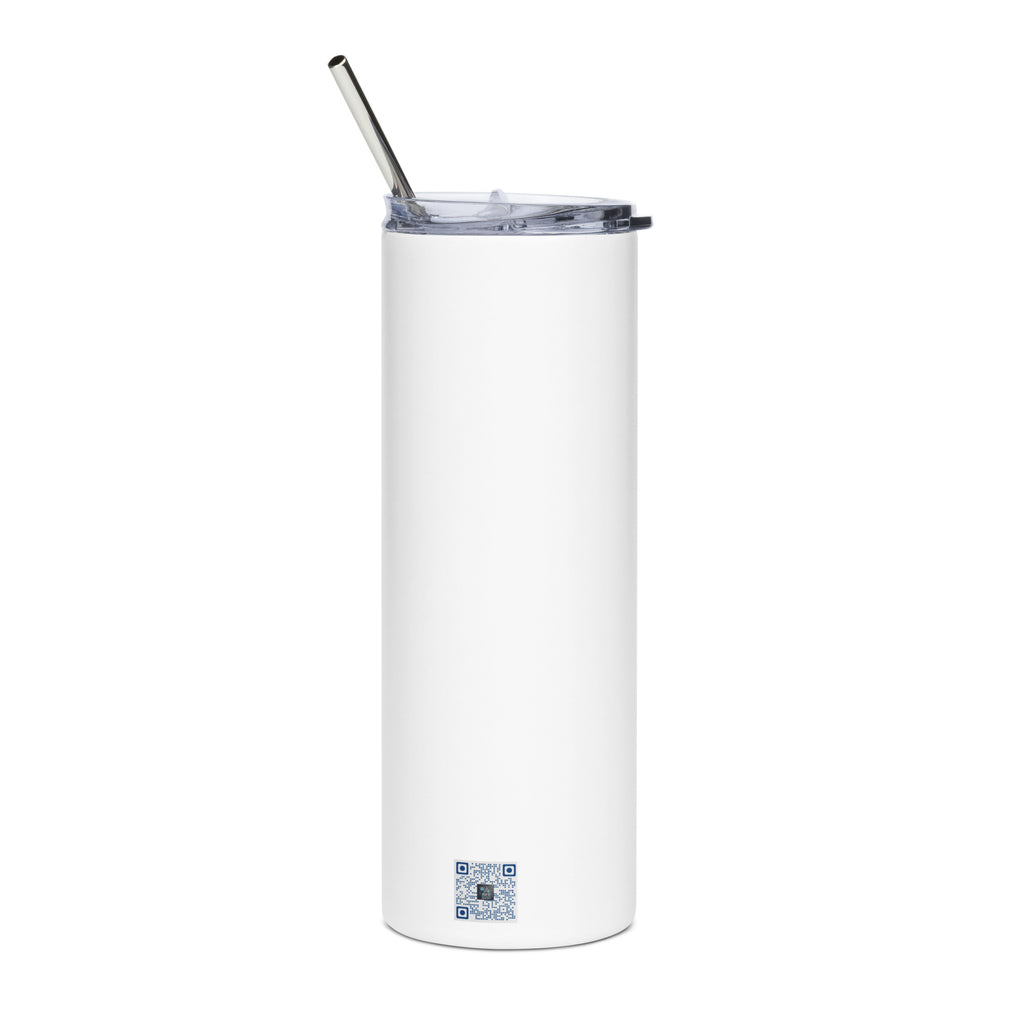 I Work Hard So I Can Travel stainless steel tumbler hustle saying