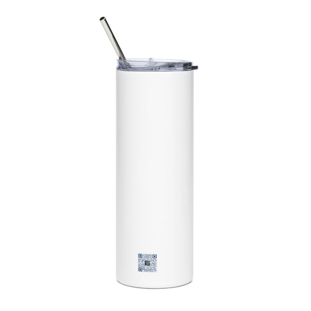 1865 IYKYK stainless steel tumbler featuring a black power fist and Juneteenth-inspired design celebrating freedom, resilience, heritage, and cultural pride.