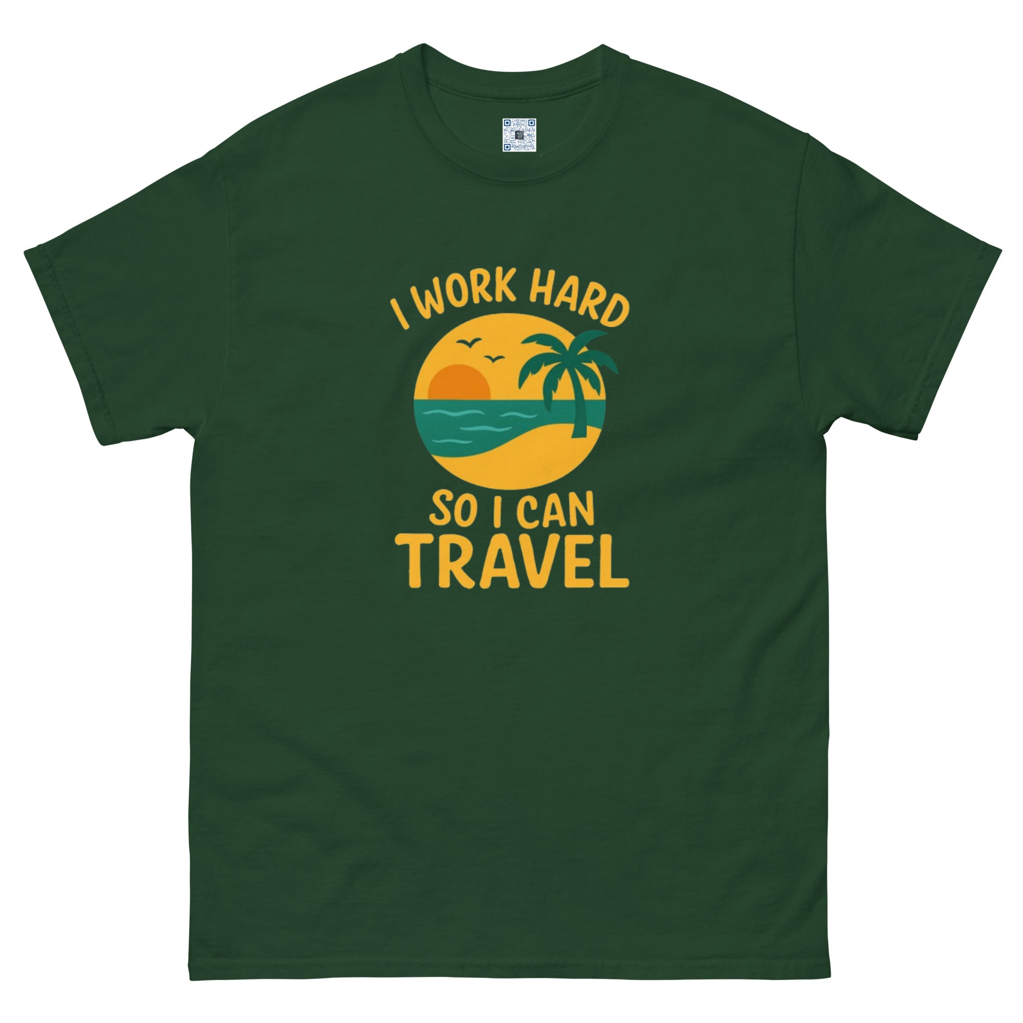 I Work Hard So I Can Travel Beach - G 5000