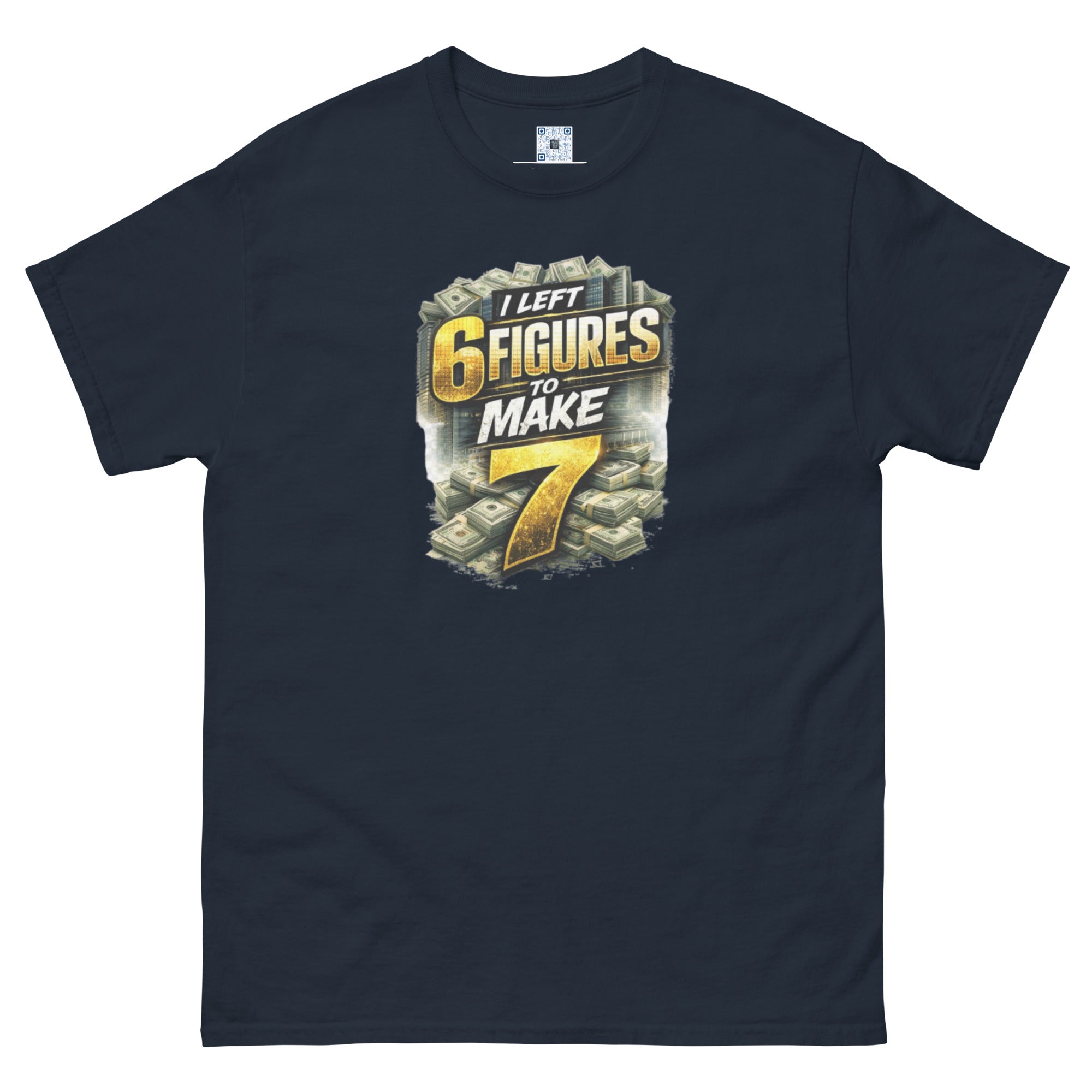 Left 6 Figures to Make 7 design by Bee Original Designs featuring bold money-inspired graphic.