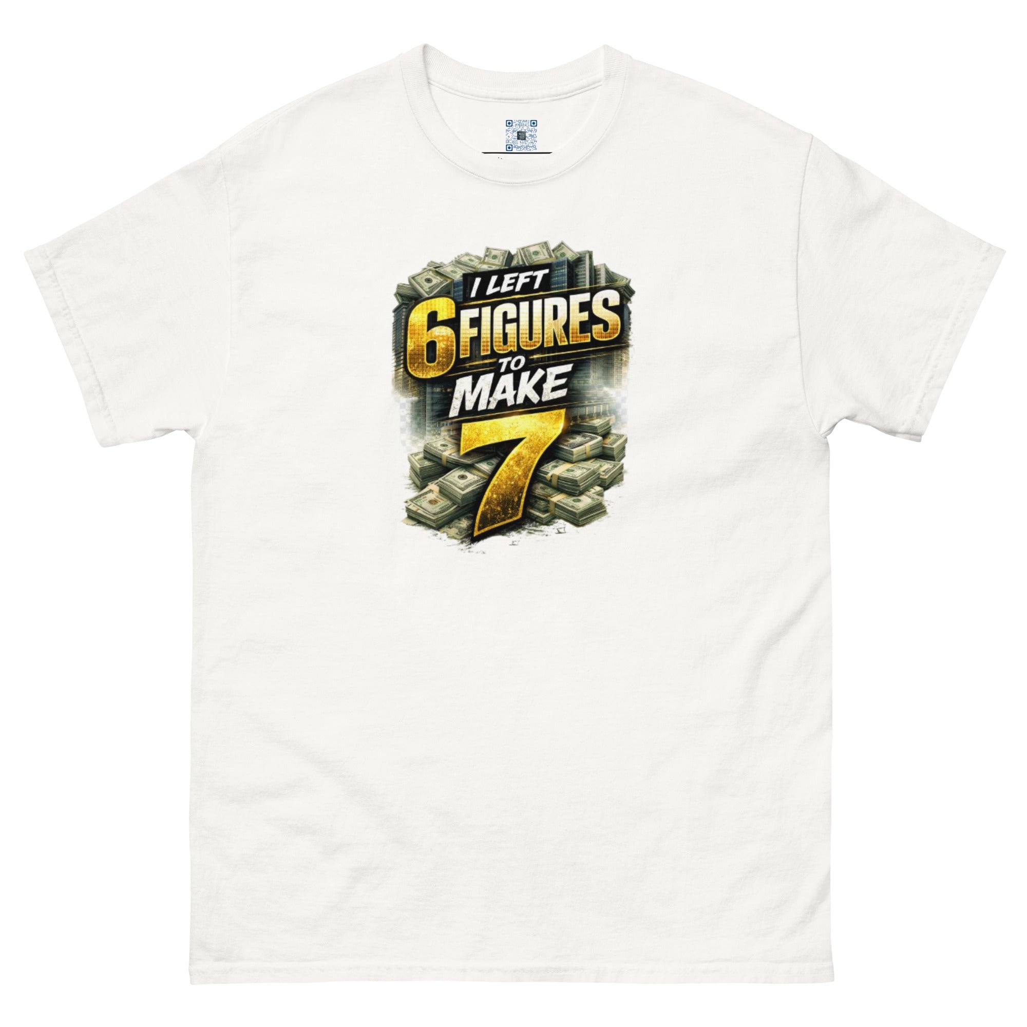 Left 6 Figures to Make 7 design by Bee Original Designs featuring bold money-inspired graphic.
