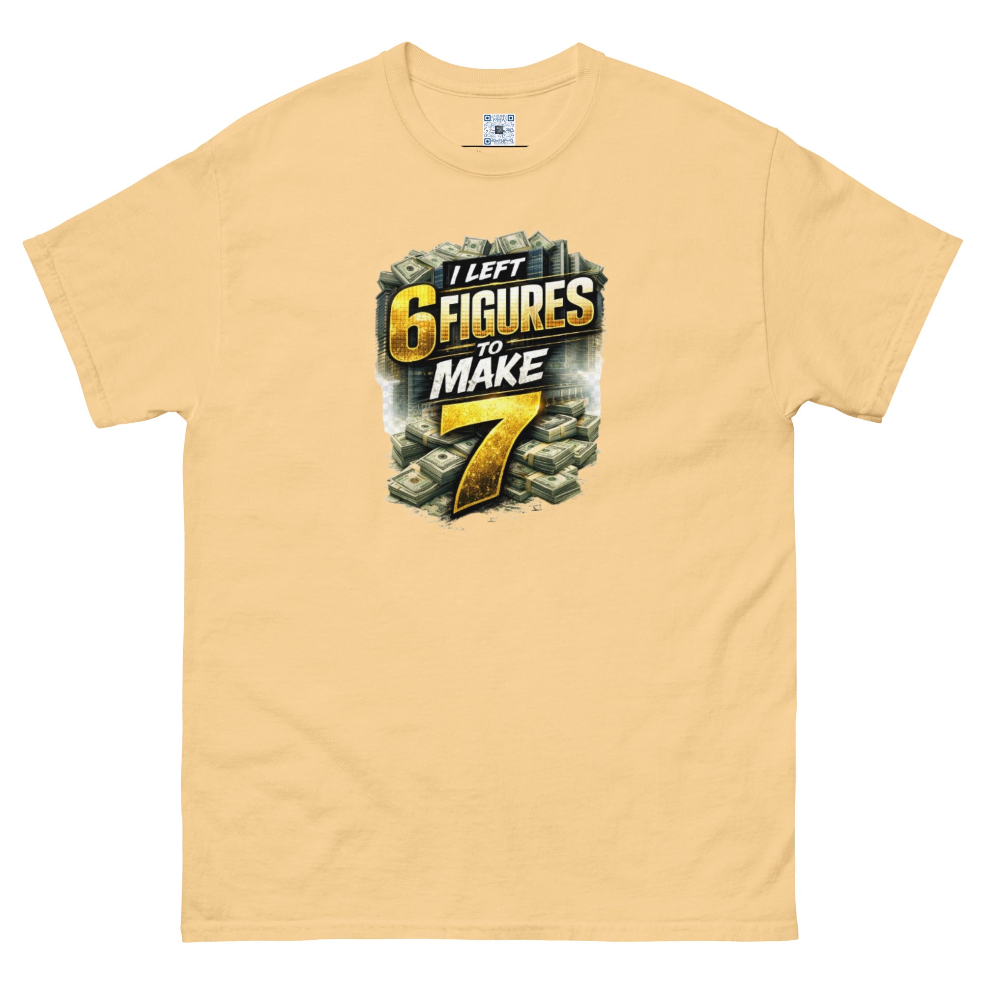 Left 6 Figures to Make 7 design by Bee Original Designs featuring bold money-inspired graphic.
