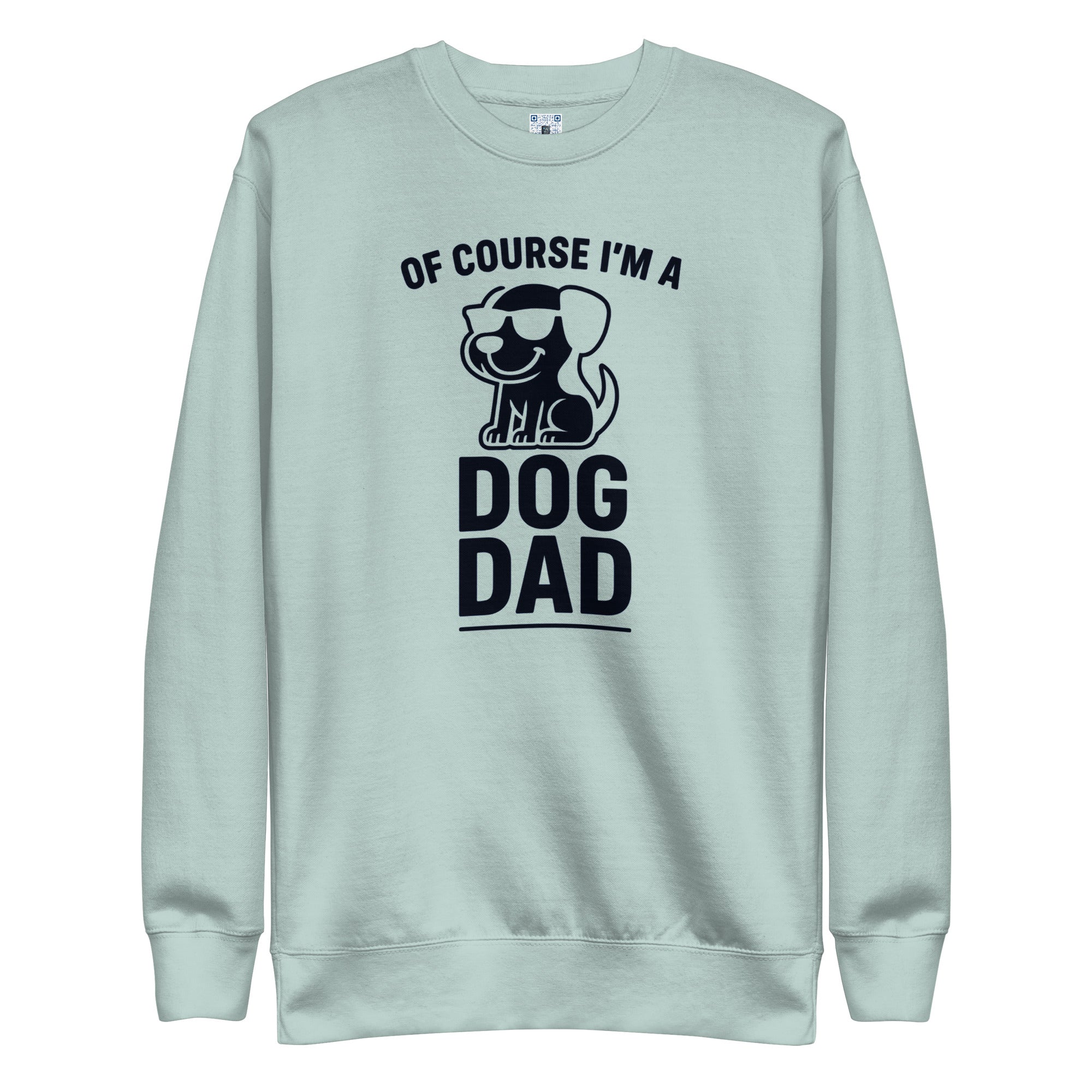 Dog Dad sweatshirt with bold pet parent graphic on the front