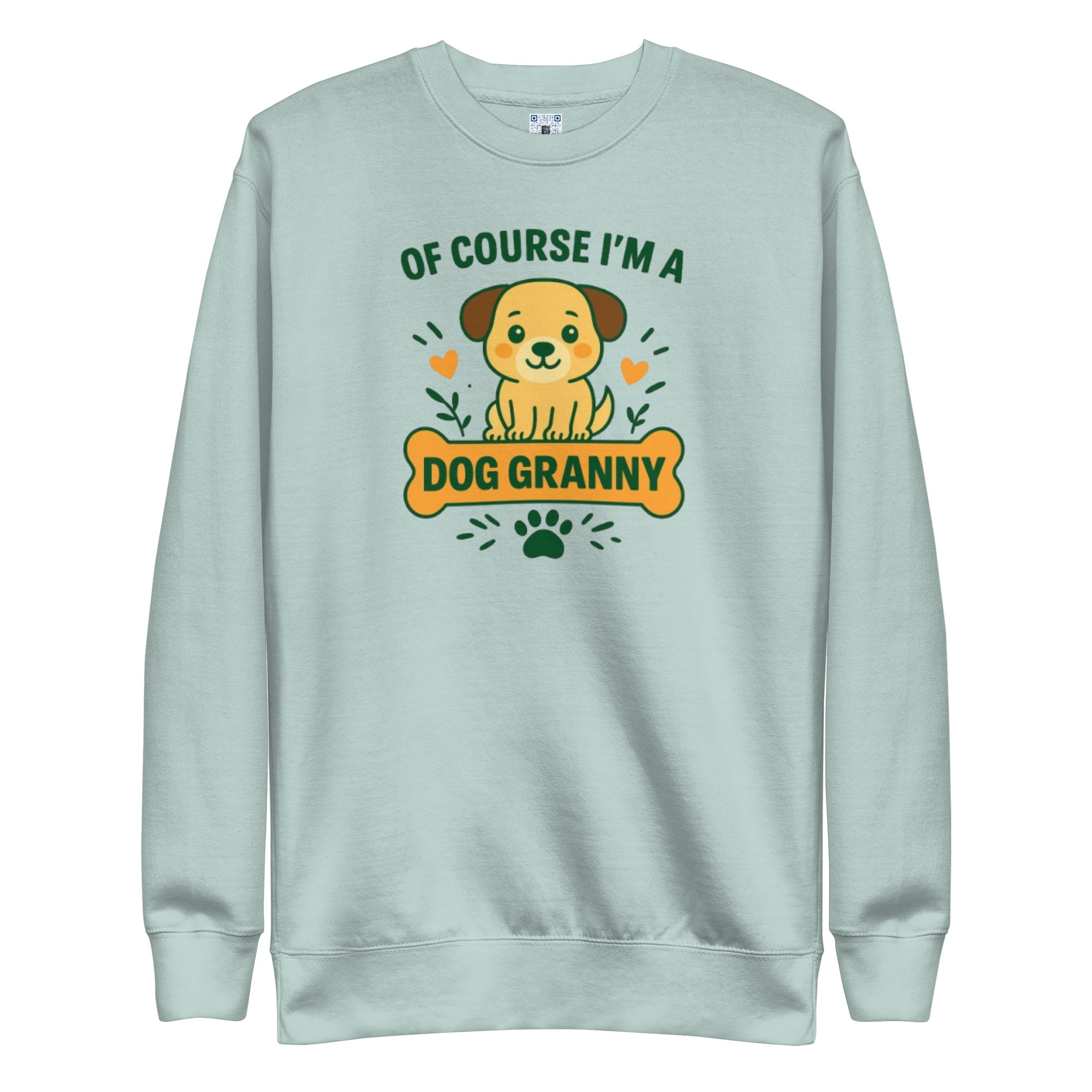 Dog Granny sweatshirt with bold pet parent graphic on the front