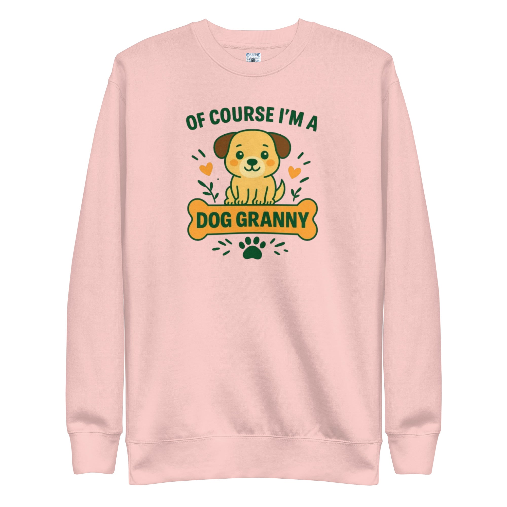 Dog Granny sweatshirt with bold pet parent graphic on the front