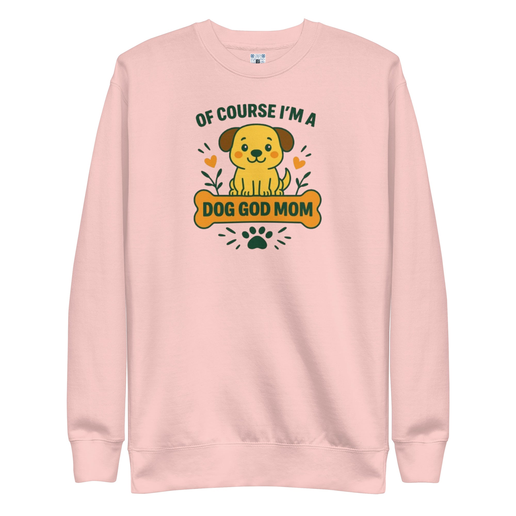 Dog God Mom sweatshirt with bold pet parent graphic on the front