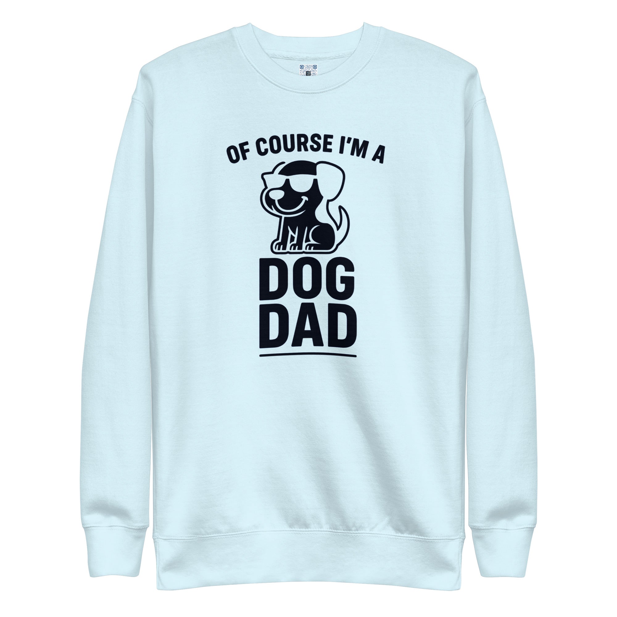 Dog Dad sweatshirt with bold pet parent graphic on the front