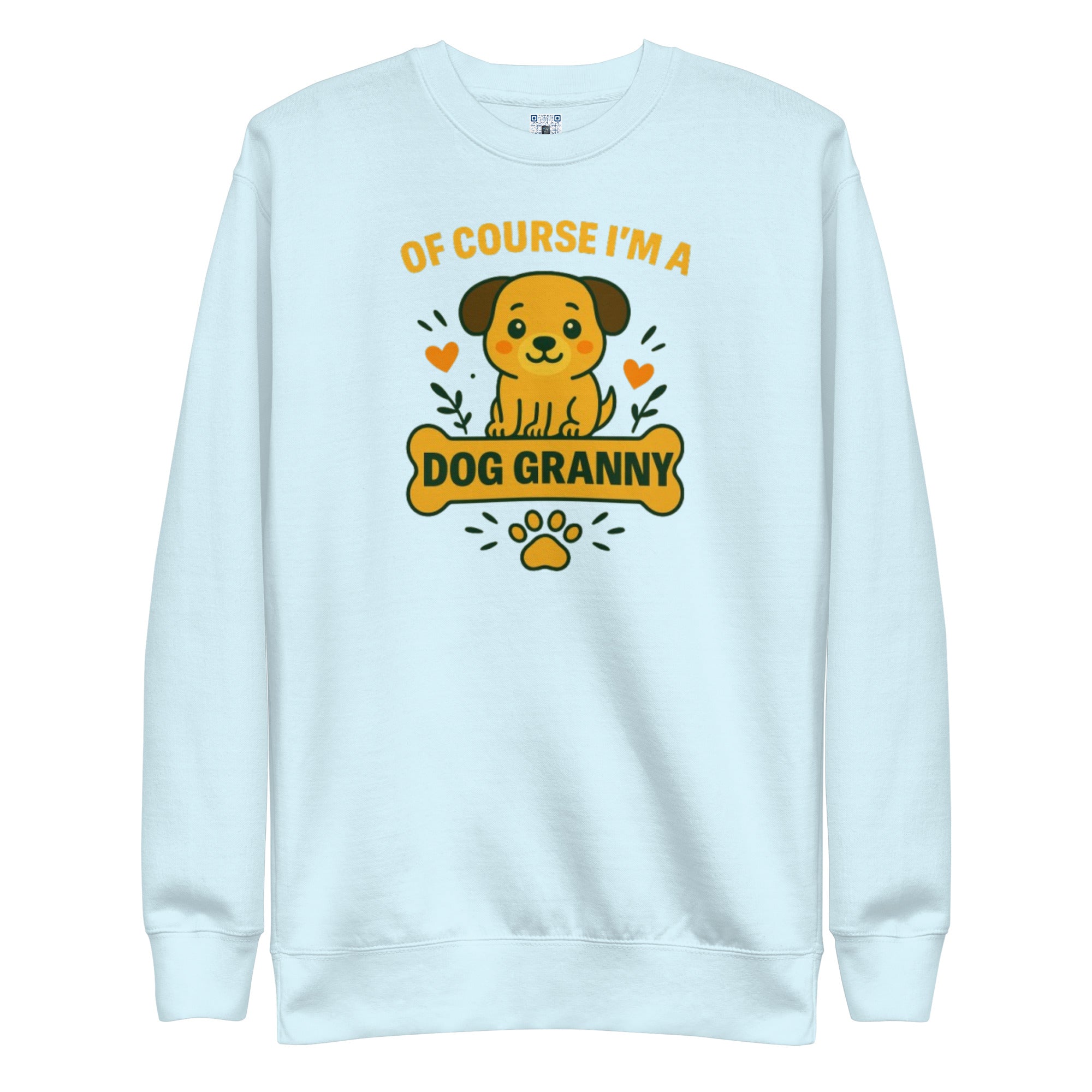 Dog Granny sweatshirt with bold pet parent graphic on the front