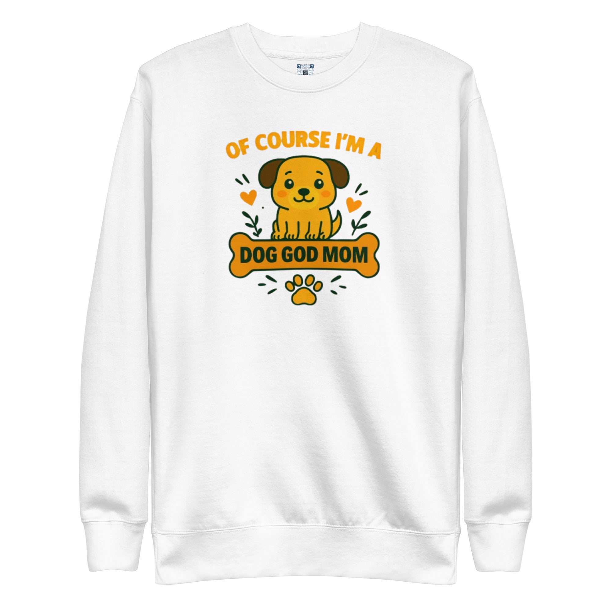 Dog God Mom sweatshirt with bold pet parent graphic on the front